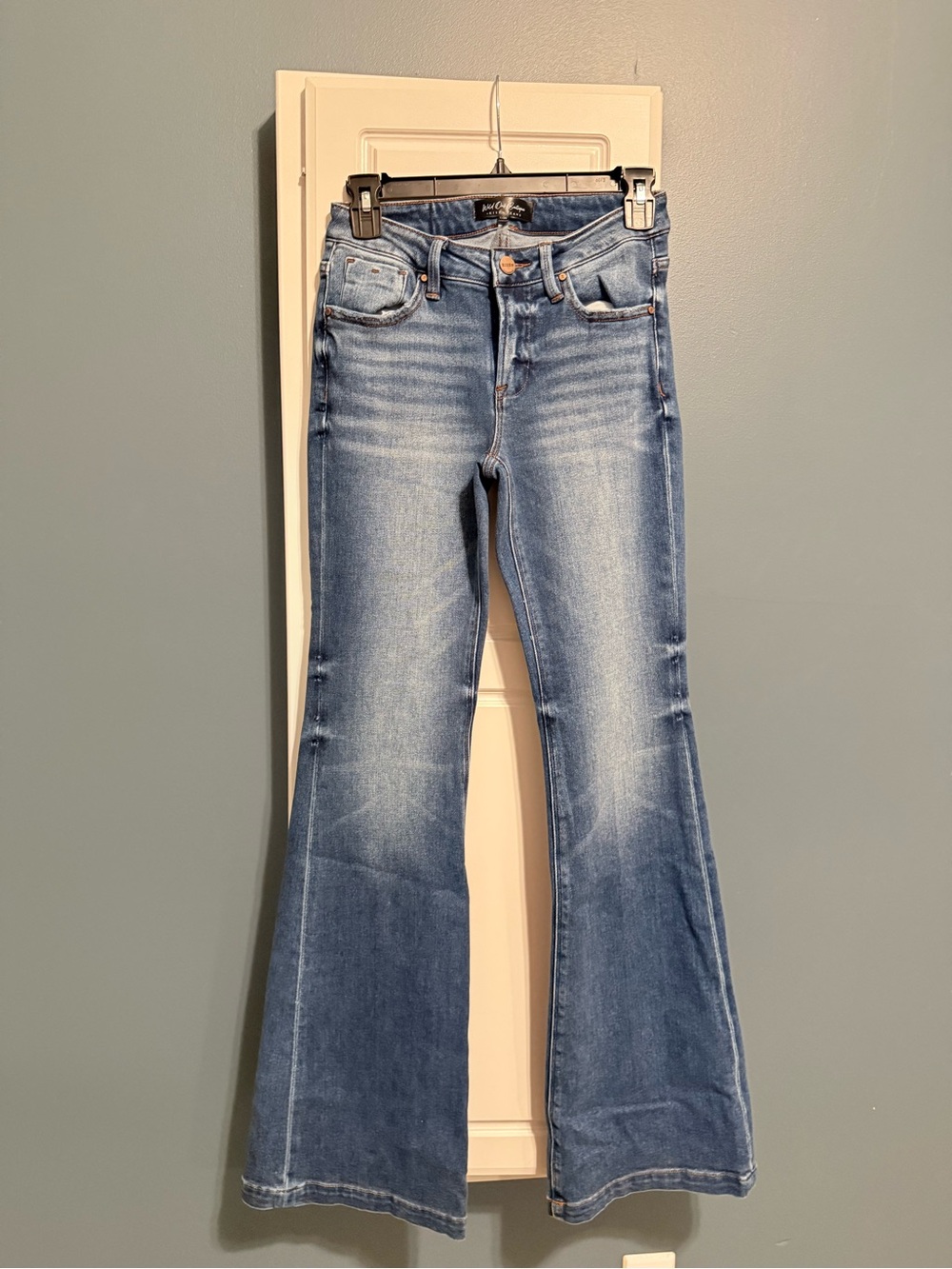 Risen Jeans- High-Rise Blue Flare